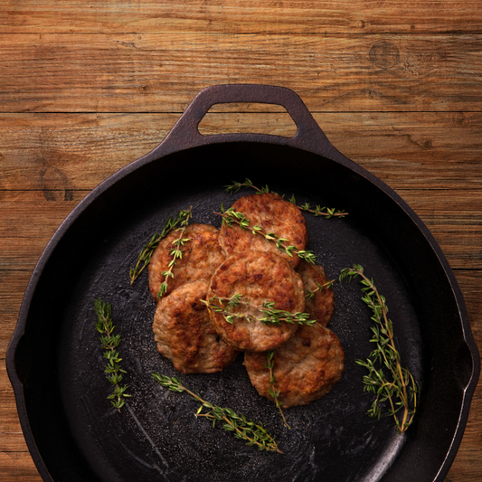 Berkshire Pork Sausage Patties - 2 Flavors!