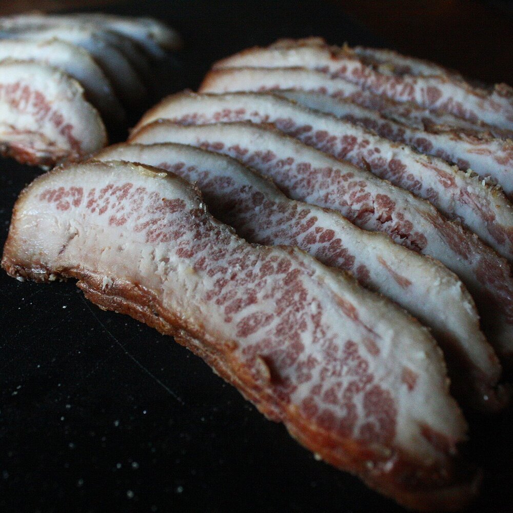 Berkshire Hickory Smoked Jowl Bacon